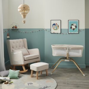 Air motion crib cream with chair front