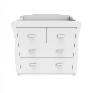 Sleigh Dresser Changer – White