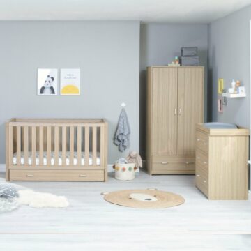 Luno with drawer 3 piece room set OAK 1