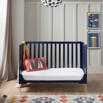 Babymore Kimi Cot Bed Midnight-3