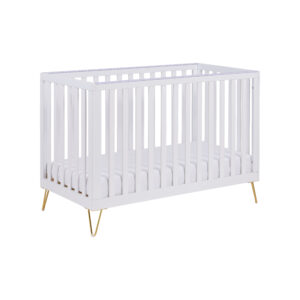 Babymore Kimi Cot Bed White-4