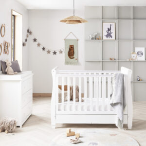 Eva 2 Piece Nursery Room Set – White