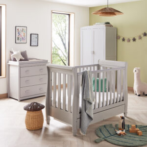 Eva 3 Piece Nursery Room Set – Grey