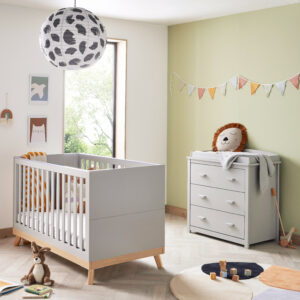 Mona 2 Piece Nursery Room Set – Grey