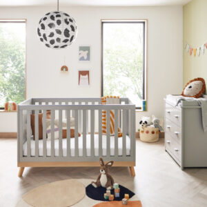 Mona 2 Piece Nursery Room Set – Grey