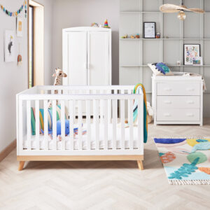Mona 3 Piece Nursery Room Set – White