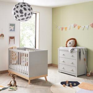 Mona Mini 2 Piece Nursery Room Set – Grey