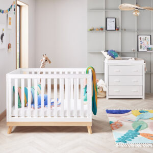 Mona Mini 2 Piece Nursery Room Set – White