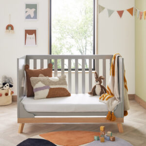 Mona Mini Cot Bed GREY-3a