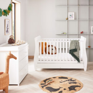 Stella 2 Piece Nursery Room Set – White