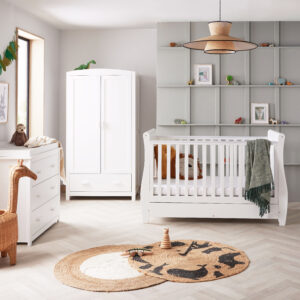 Stella 3 Piece Nursery Room Set – White
