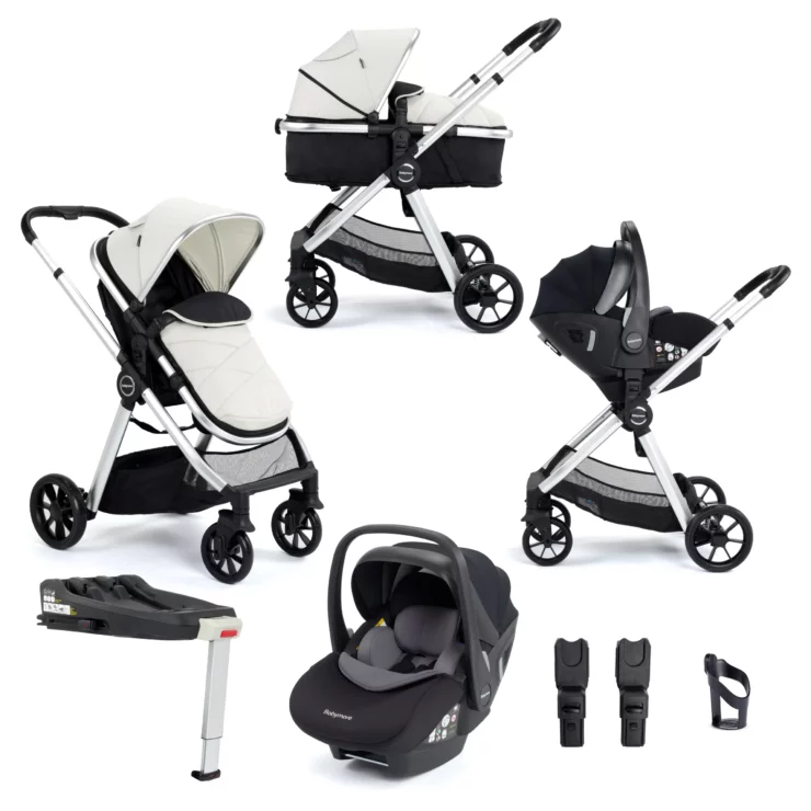 Mimi-Travel-System-Pecan-i-Size-Car-Seat-with-ISOFIX-Base-SILVER-1-2-scaled