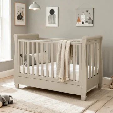 Eva Cot Bed - CASHMERE