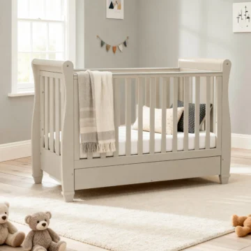 Eva Cot Bed - CASHMERE