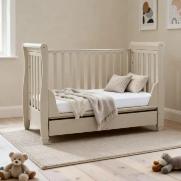 Eva Cot Bed - CASHMERE