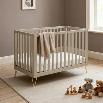 Kimi Cot Bed - CASHMERE