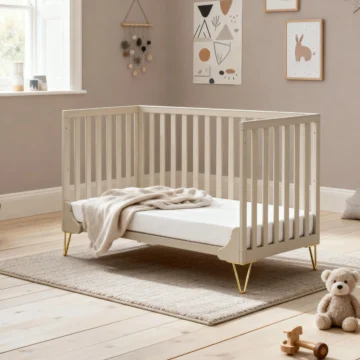 Kimi Cot Bed - CASHMERE