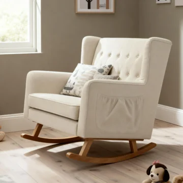 Lux Snuggle Rocking Chair - IVORY