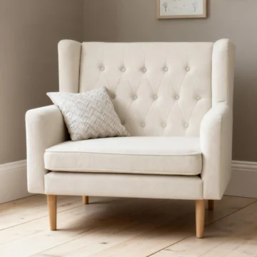 Lux Snuggle Rocking Chair - IVORY