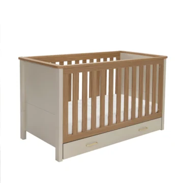 Mira Cot Bed - CASHMERE WARM OAK